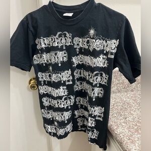 supreme skull tee shirt